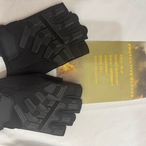 Xl Black Motorcycle Gloves protective